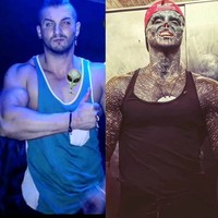 Potret Black Alien yang Viral di IG, Belum Selesai Transformasi