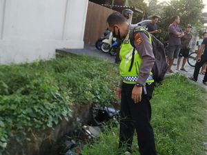 Bule Australia Tewas di Selokan Diduga Mabuk-Ditemukan Botol Bir