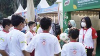 Peringatan HAN tahun ini berlangsung meriah di Kebun Raya Bogor, dengan diikuti 250 anak dan orang tua, turut dihadiri juga oleh Menteri PPPA, I Gusti Ayu Bintang Darmawati, S.E, M.Si.