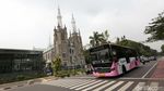 Penampakan Bus TransJakarta Warna Pink yang Kembali Membelah Ibu Kota