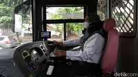 Sopir busnya juga wanita.