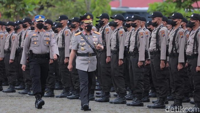 Calon bintara Polda Sumut.