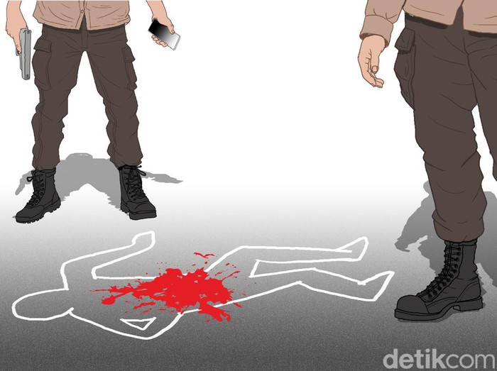 Ilustrasi kasus penembakan Brigadir J