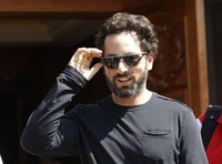 Google Sergey Brin at the Allen & Company Sun Valley Conference in Sun Valley, Idaho, Thursday, July 12, 2012. (AP Photo/Paul Sakuma)