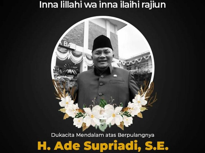 Ketua Gerindra Bandung tutup usia.