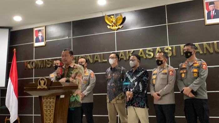 Konferensi pers di Komnas HAM (Rakha-detikcom)
