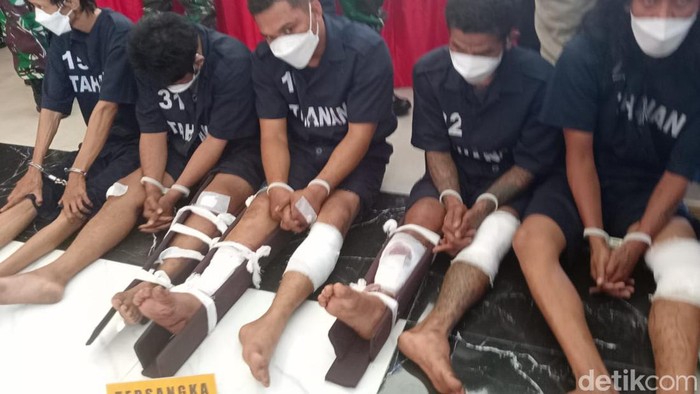 Konferensi pers kasus penembakan istri Kopda Muslimin di Polda Jateng, Senin (25/7/2022).