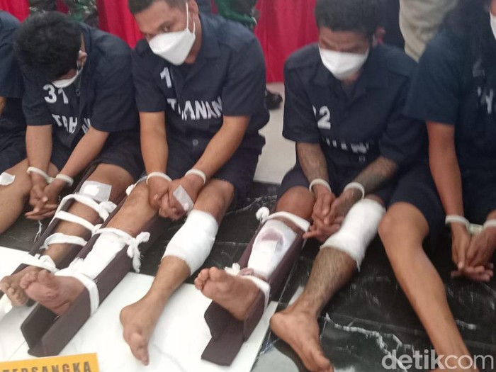 Konferensi pers kasus penembakan istri Kopda Muslimin di Polda Jateng, Senin (25/7/2022).