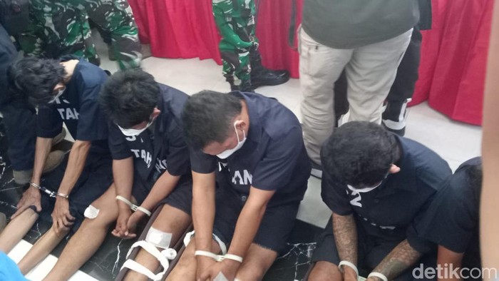 Konferensi pers kasus penembakan istri Kopda Muslimin di Polda Jateng, Senin (25/7/2022).