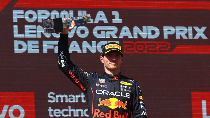 Max Verstappen juara di F1 GP Prancis 2022.