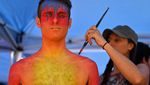 Meriahnya Gelaran Body Painting di New York