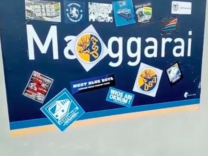 Stasiun Manggarai menjadi sasaran vandalisme. Direktorat Jenderal Perkeretaapian (DJKA) Kemenhub menyesali perbuatan tersebut. (Tangkapan layar video viral)