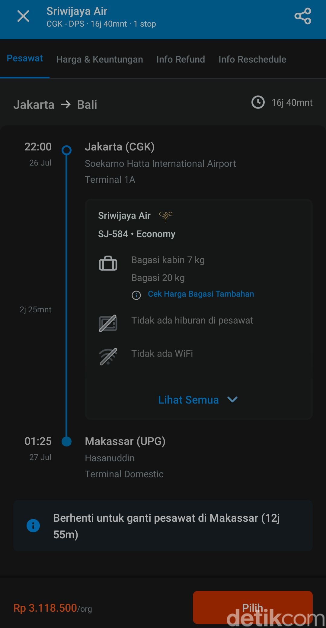 Tiket pesawat Jakarta-Bali