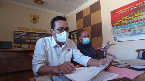 Wakasatreskrim Polresta Denpasar AKP Wiastu Andre Prajitno saat ditemui wartawan di kantornya, Senin (25/7/2022).