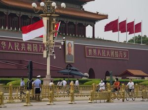 Saat Bendera Indonesia Berkibar di Kota Terlarang Beijing