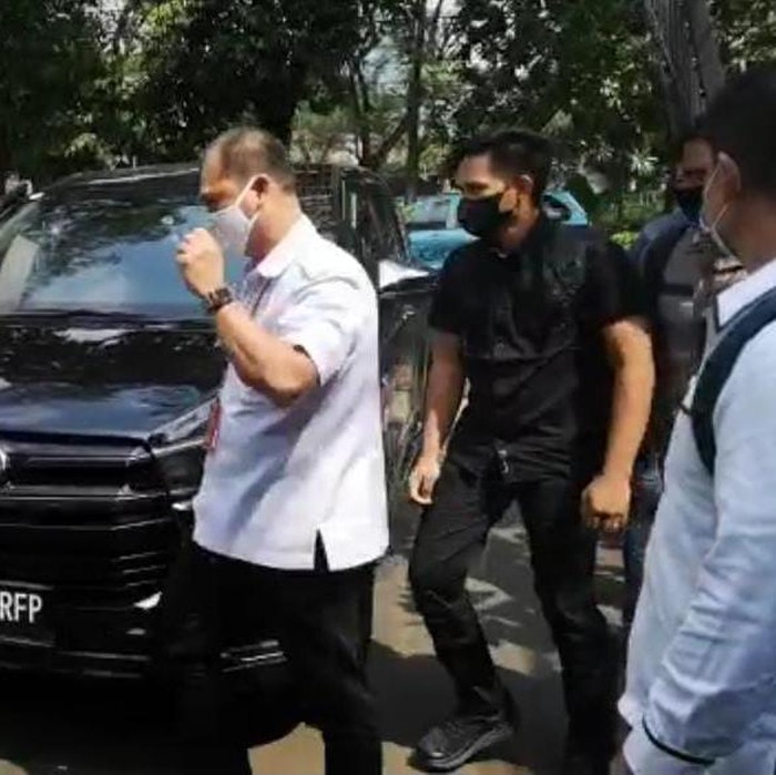 Bharada E datangi Komnas HAM (Anggi-detikcom)