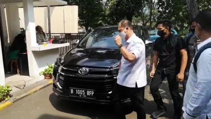 Bharada E datangi Komnas HAM (Anggi-detikcom)