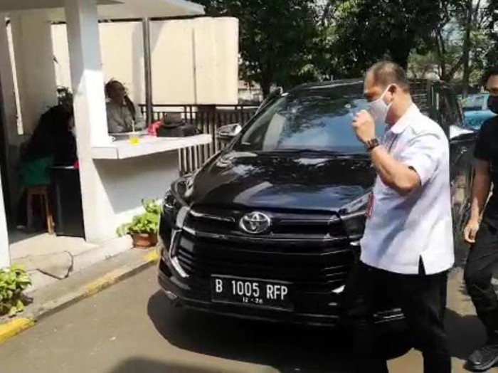 Bharada E datangi Komnas HAM (Anggi-detikcom)
