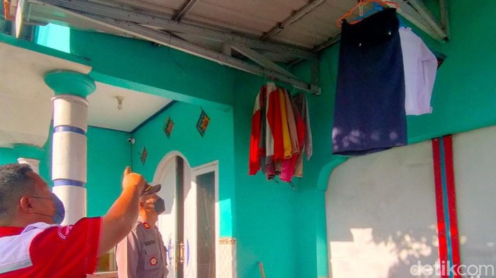 Lokasi kejadian pencurian jaket di Desa Karanglo, Kecamatan Polanharjo, Selasa (26/7/2022).