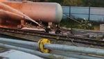 Api Membakar Depot BBM di Donetsk Ukraina, Lihat Fotonya
