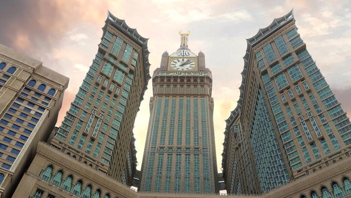 MAKKAH, SAUDI ARABIA - FEBRUARY 9, 2017:The Abraj Al-Bait (Translated as 