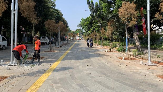 Jl Ketumbar dan Jl Lada disulap jadi jalur pedestrian Kota Tua Jakarta.