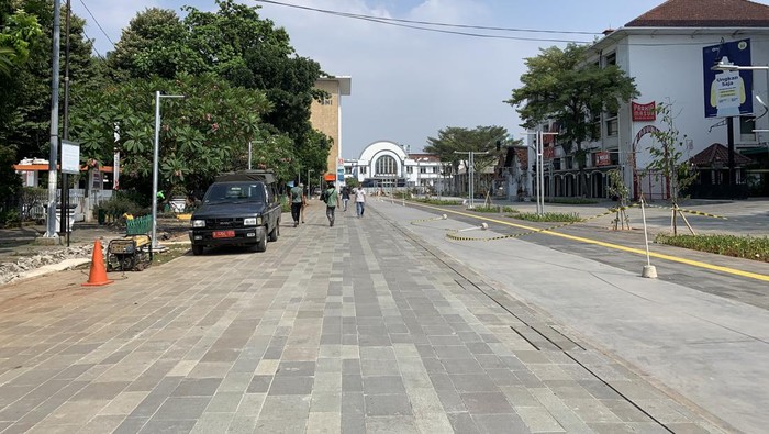 Jl Ketumbar dan Jl Lada disulap jadi jalur pedestrian Kota Tua Jakarta.