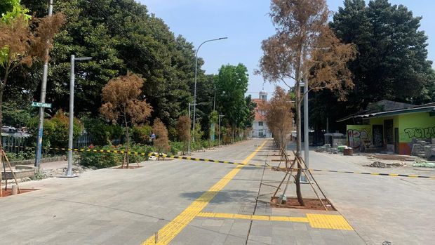 Jl Ketumbar  Kawasan Kota Tua Jakarta, yang kini jadi jalur pedesterian