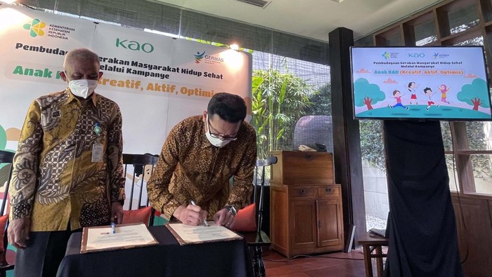 Kementerian Kesehatan bersinergi dengan Kao Indonesia. Mereka melanjutkan kerjasama untuk kampanye edukasi kesehatan anak.
