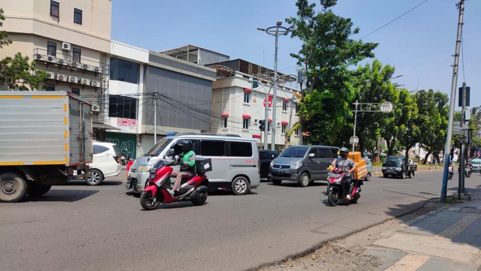 Kondisi Jl Kunir Kawasan Kota Tua Jakarta.