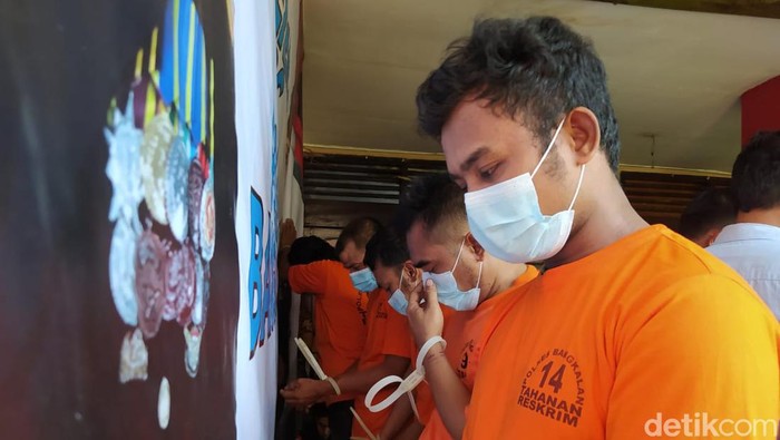 Lima tersangka curanmor di Bangkalan