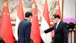 Momen Jokowi Bertemu PM China