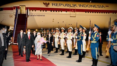 Jokowi Tiba di Beijing, Siap Bertemu Presiden dan PM China
