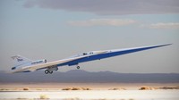 Dirancang dan dibangun oleh Lockheed Martin di Palmdale, California, di bawah kontrak NASA senilai USD 247,5 juta, X-59 saat ini sedang menjalani tes di darat, untuk mengantisipasi penerbangan pertama nanti pada tahun 2022.
