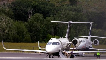 Allen & Company Sun Valley Conference sudah diselenggarakan tiap tahun sejak 1983, membahas agenda terkini dunia, tapi tidak bisa diliput agendanya oleh media. Foto: Getty Images