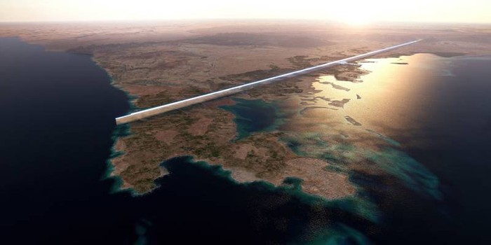 The Mirror Line di Kota Neom