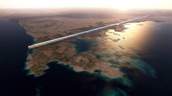 The Mirror Line di Kota Neom