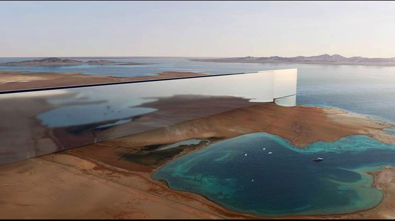 The Mirror Line di Kota Neom The Mirror Line di Kota Neom