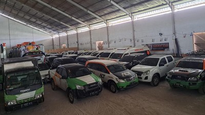 Penampakan 44 Mobil dan 12 Motor Milik ACT yang Disita Bareskrim