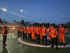 Kapal Bawa 7 Nelayan Terdampar di Perairan Konawe usai Dihantam Ombak