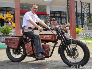 Melihat Lebih Dekat Moge Listrik Ciptaan Kepala SMKN 5 Malang