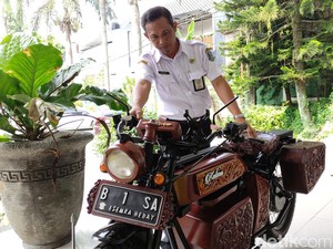 Intip Spesifikasi Moge Listrik Ciptaan Kepala SMKN 5 Malang
