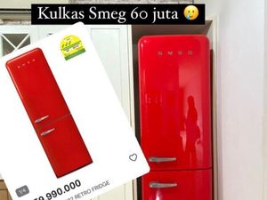 Punya Kulkas Seharga Rp 60 Juta, Begini Penampakan Dapur Refal Hady