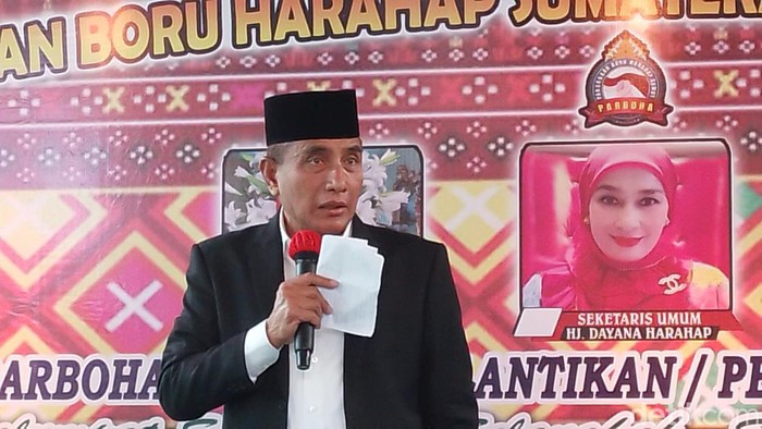 Gubsu Edy Rahmayadi di acara Parboha