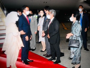Terbang dari Beijing, Presiden RI Jokowi Kini Tiba di Tokyo