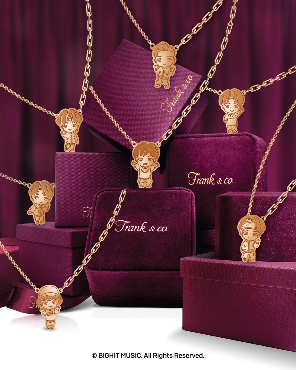 Kalung Emas, Frank & co.'s TinyTAN Special Collection Kalung Emas, Frank & co.'s TinyTAN Special Collection