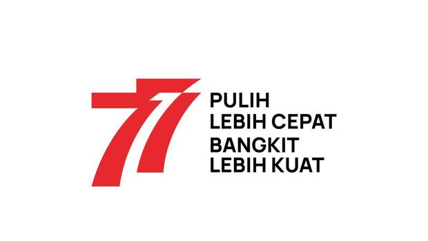 Logo HUT ke-77 Kemerdekaan RI