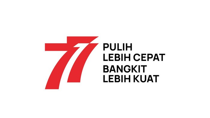 Logo HUT Kemerdekaan RI ke-77