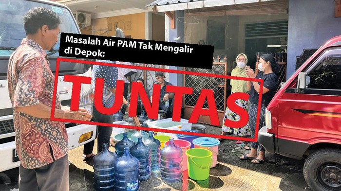 Masalah Air PAM Tak Mengalir di Depok: TUNTAS
