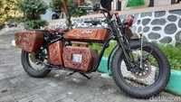 Moge listrik buatan Kepala SMKN 5 Malang/Foto: Muhammad Aminudin/detikJatim